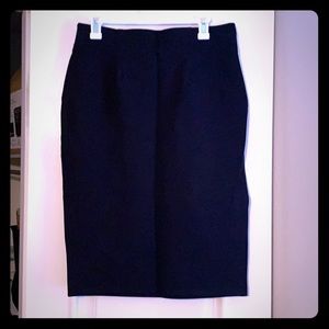Halogen pencil skirt black size Medium M Nordstrom